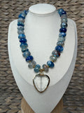 Indigo Heart Necklace