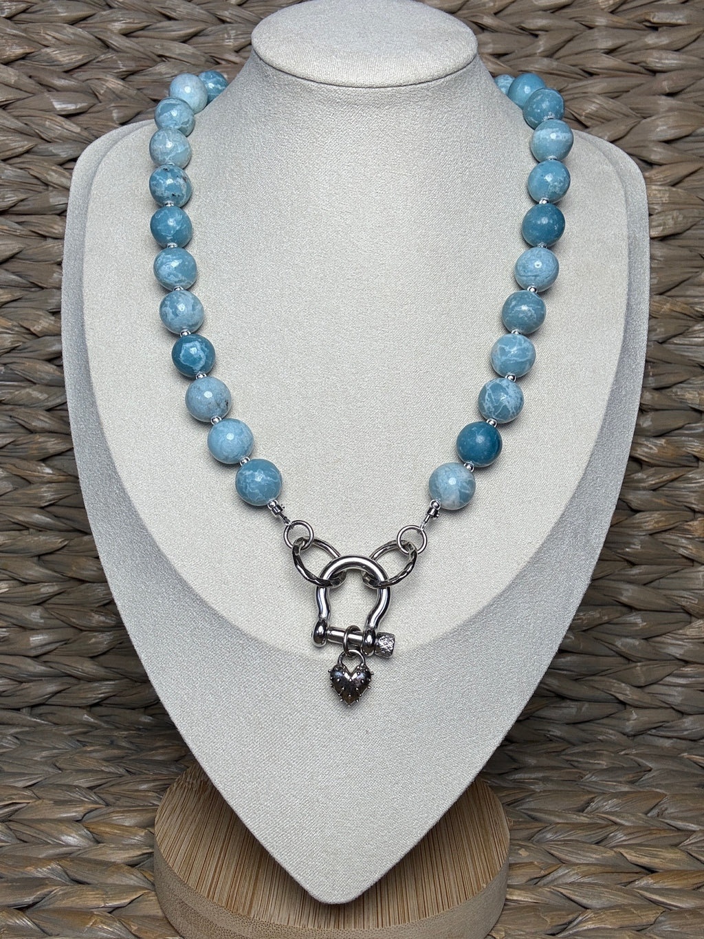 Azure Shackle Necklace