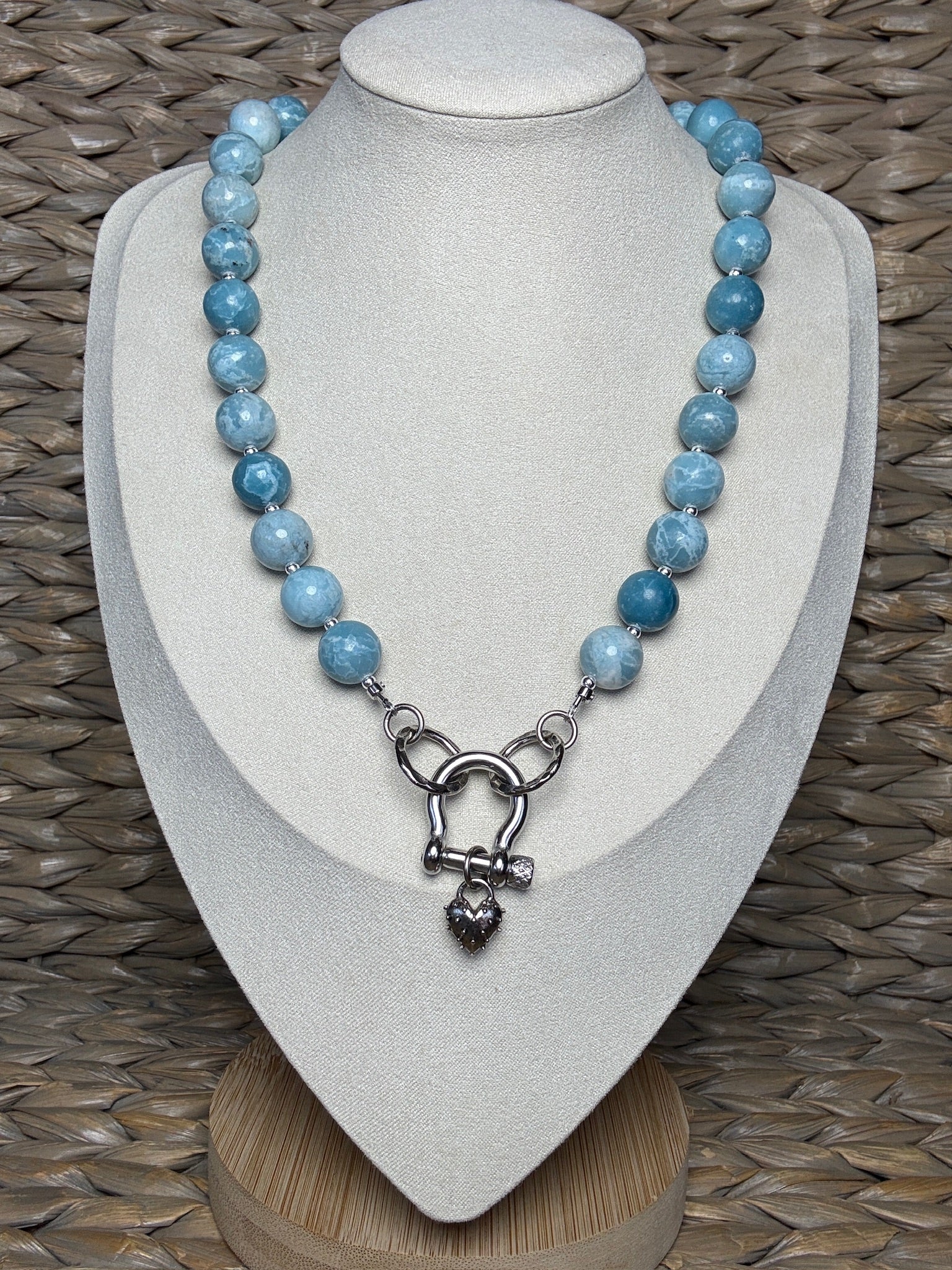 Azure Shackle Necklace