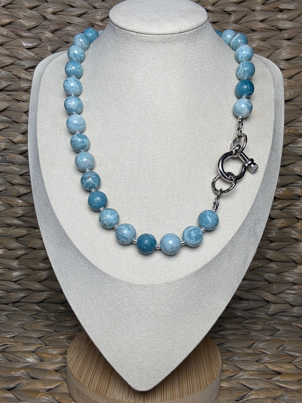 Azure Shackle Necklace