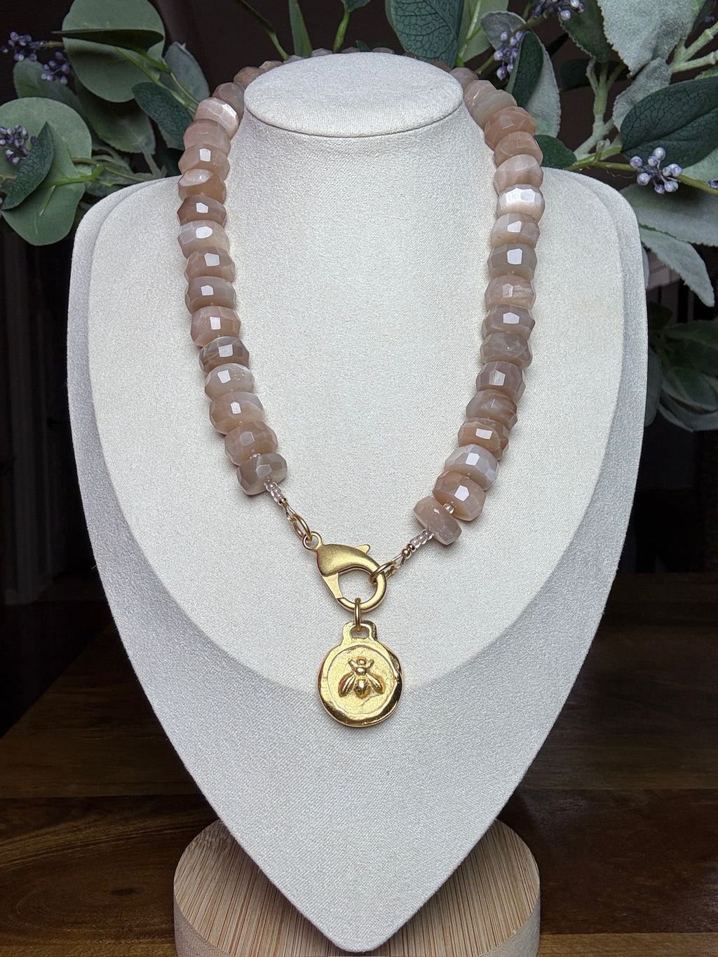 Moonstone Monarch Necklace