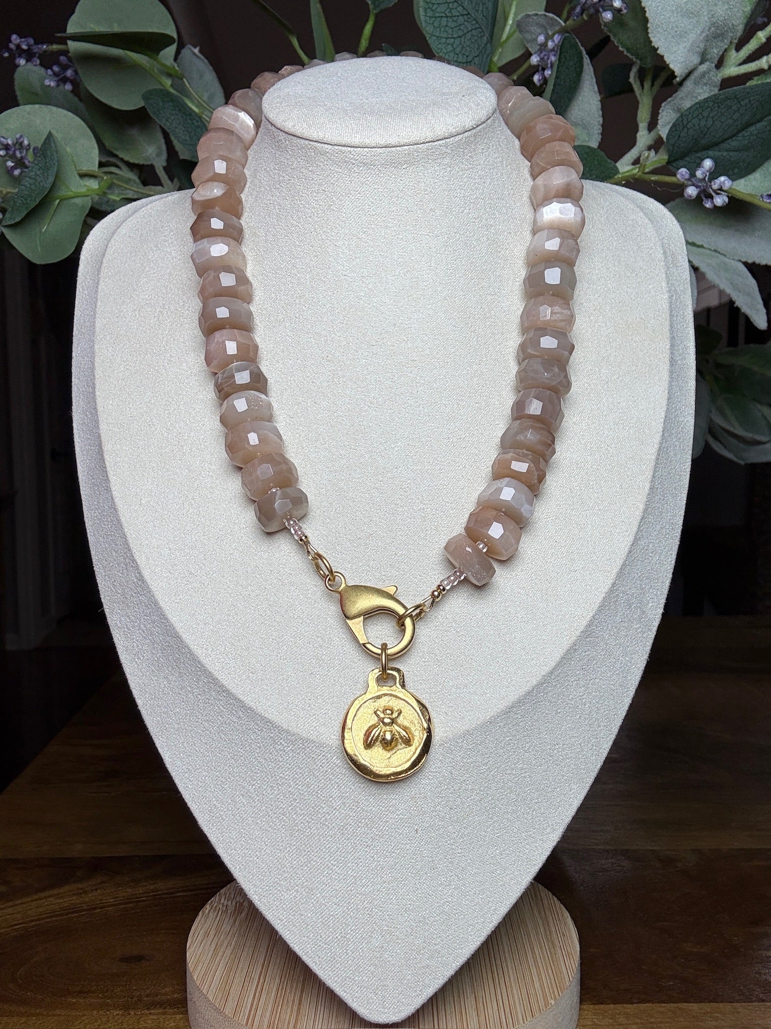 Moonstone Monarch Necklace