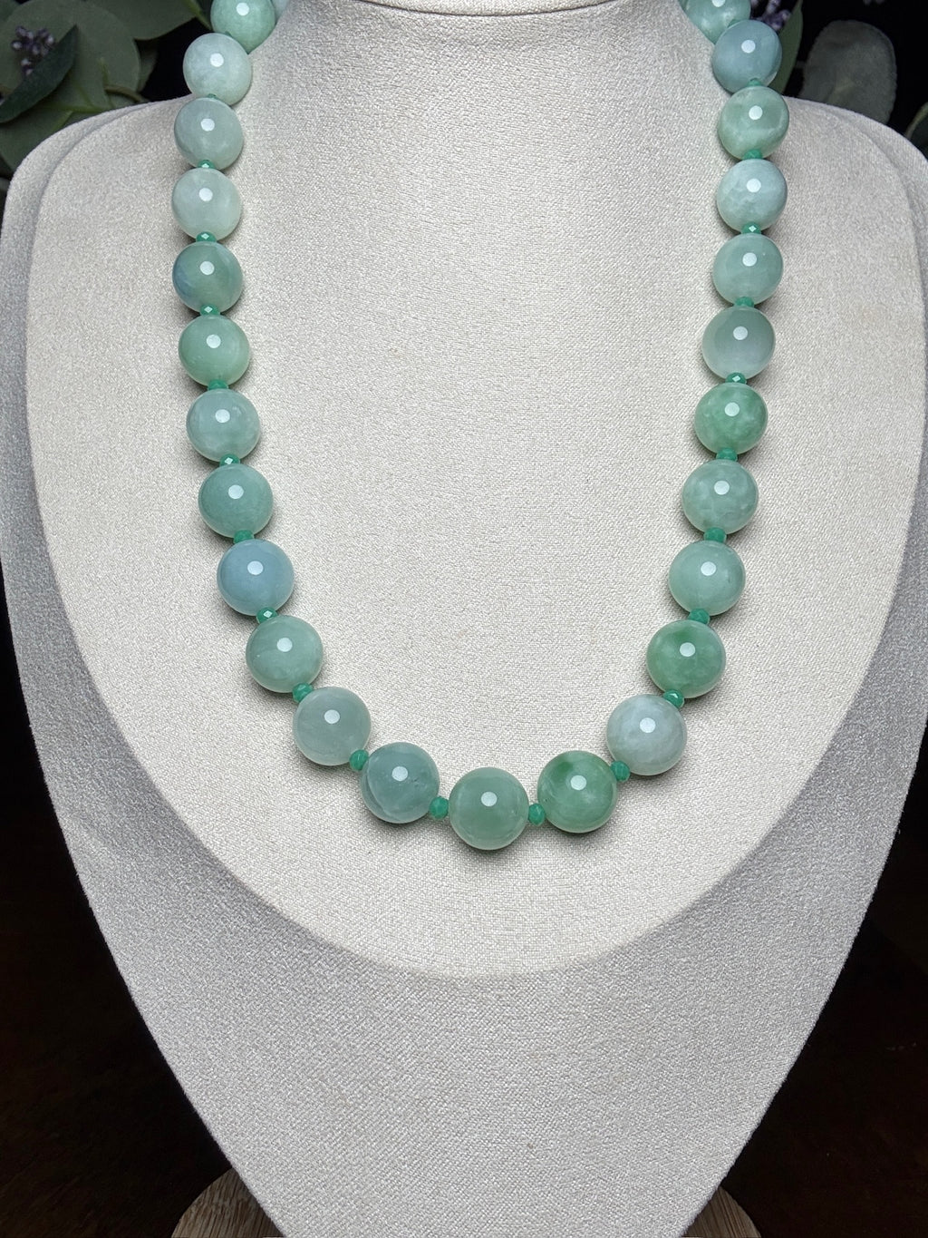 Jadeite Pear Necklace