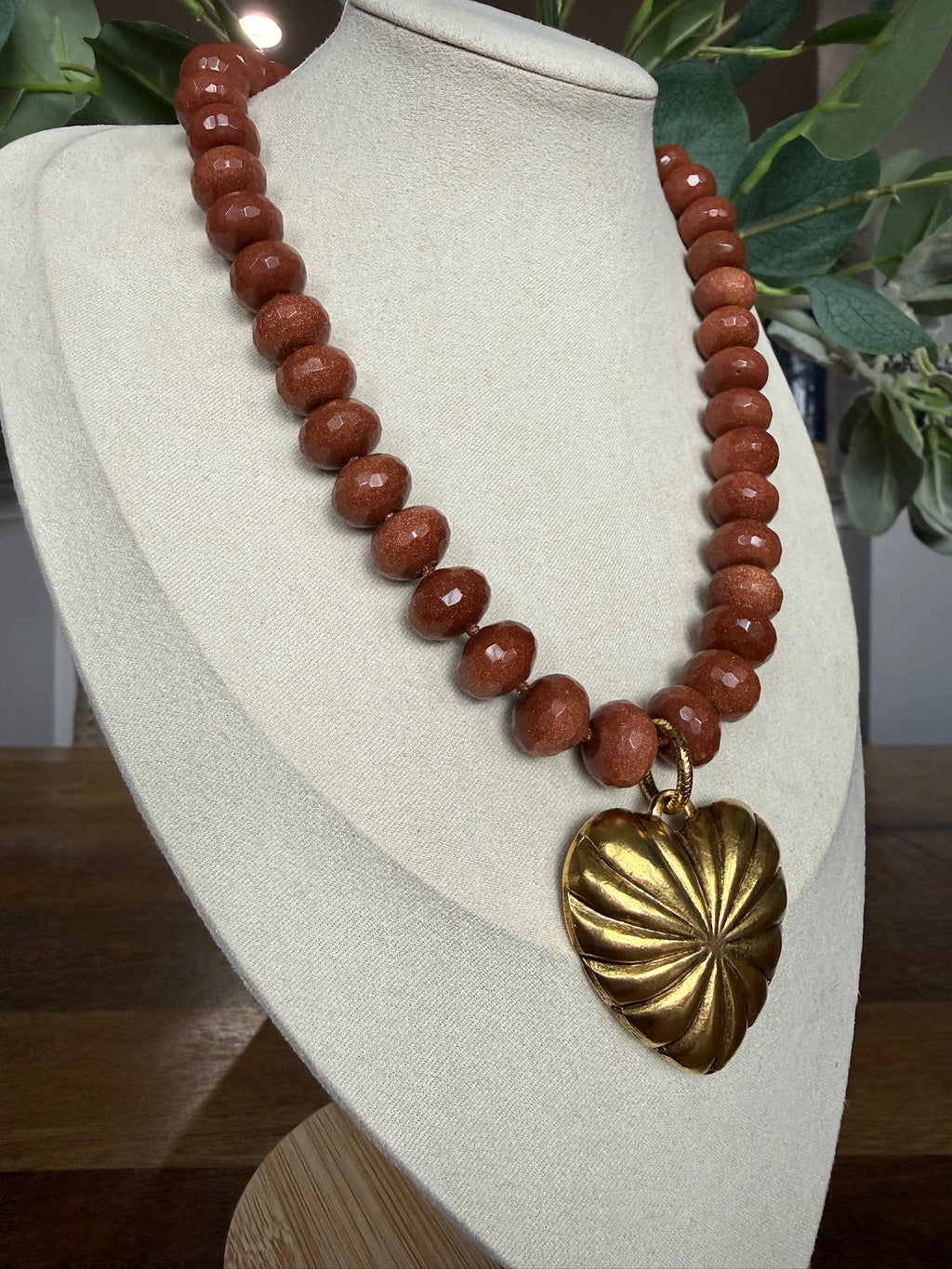 Copper Heart Necklace