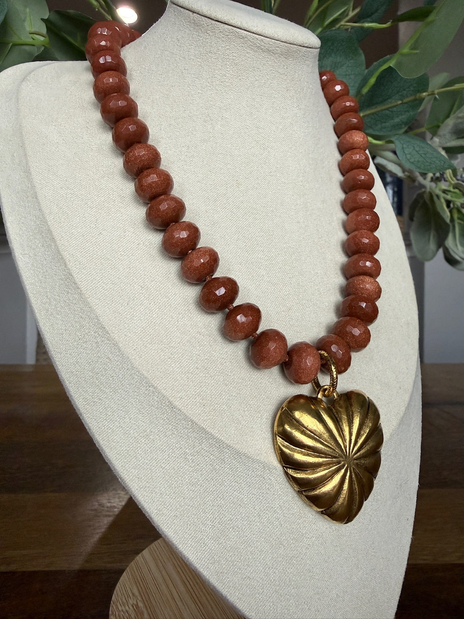 Copper Heart Necklace