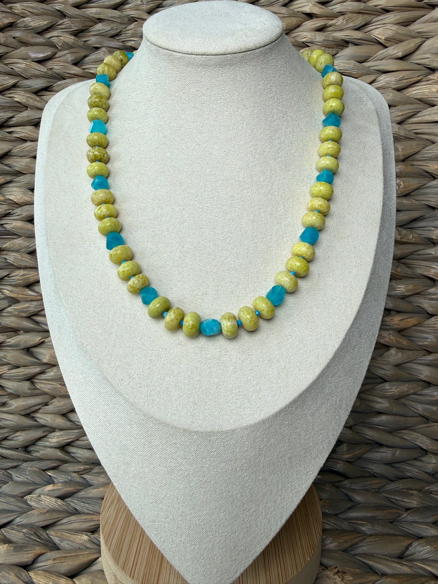 Zesty Teal Necklace