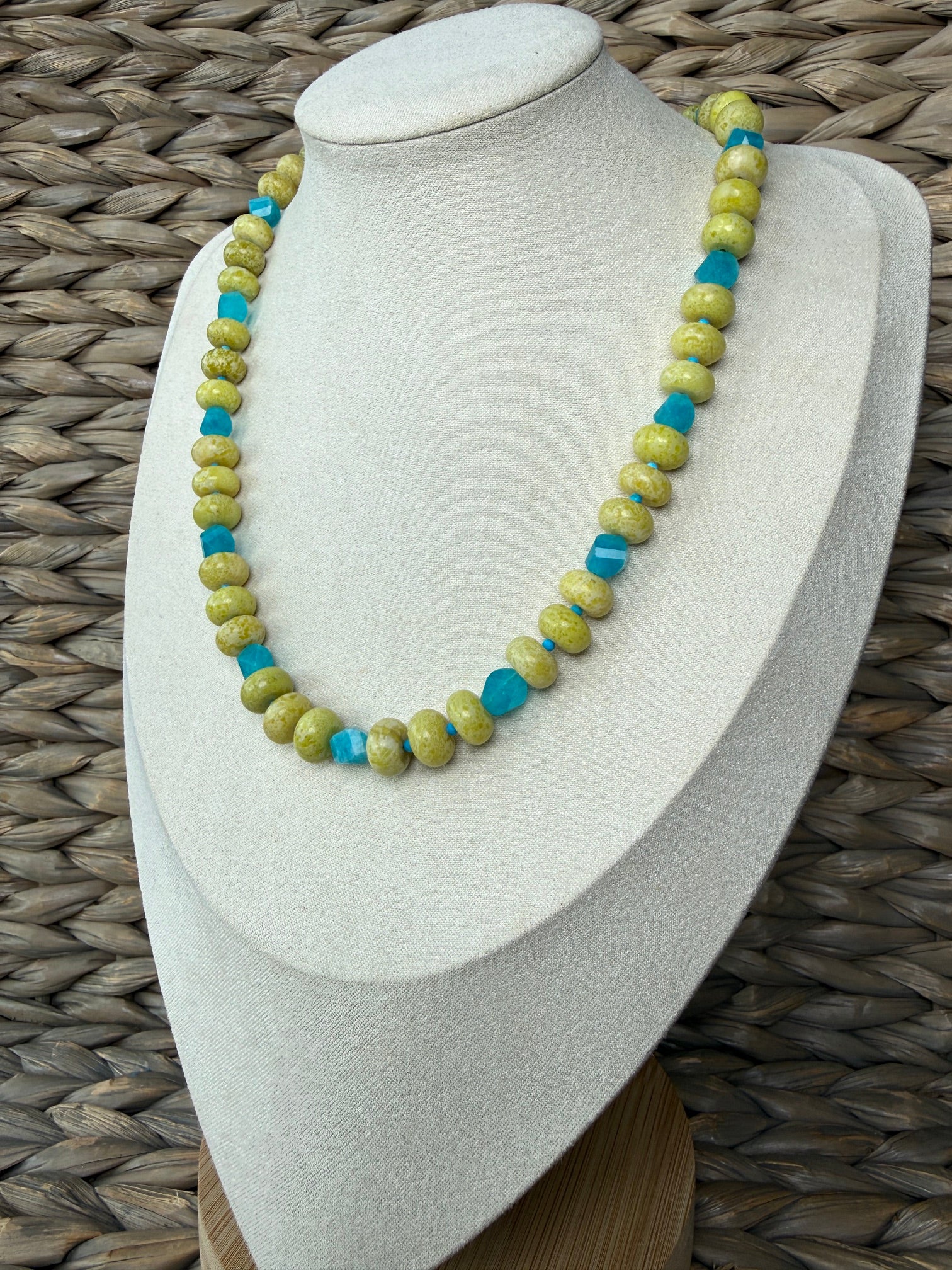 Zesty Teal Necklace