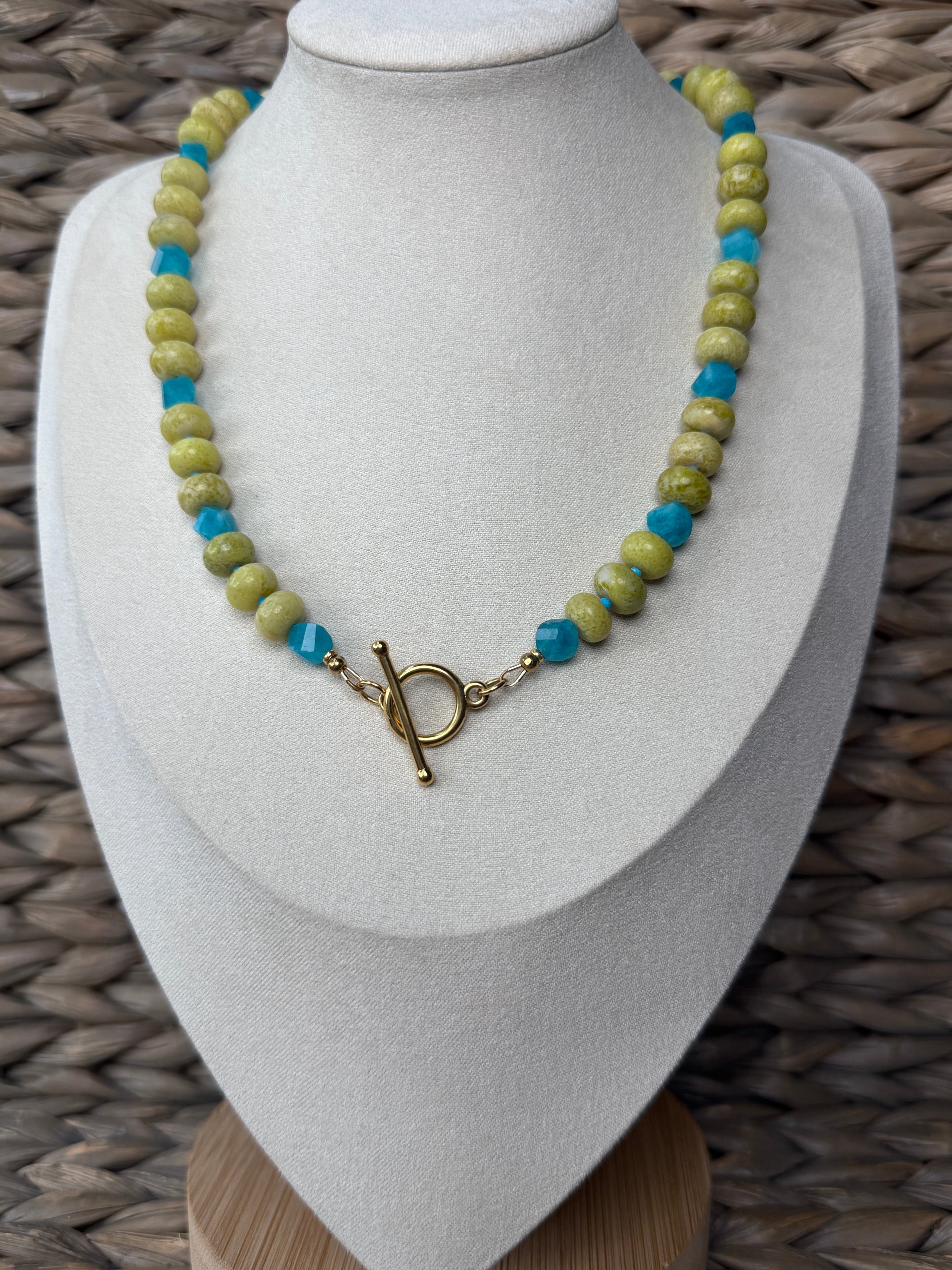 Zesty Teal Necklace
