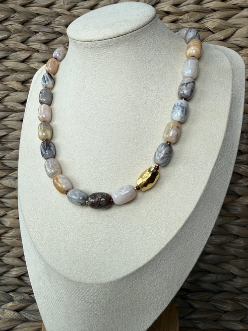 Bamboo Gold Necklace