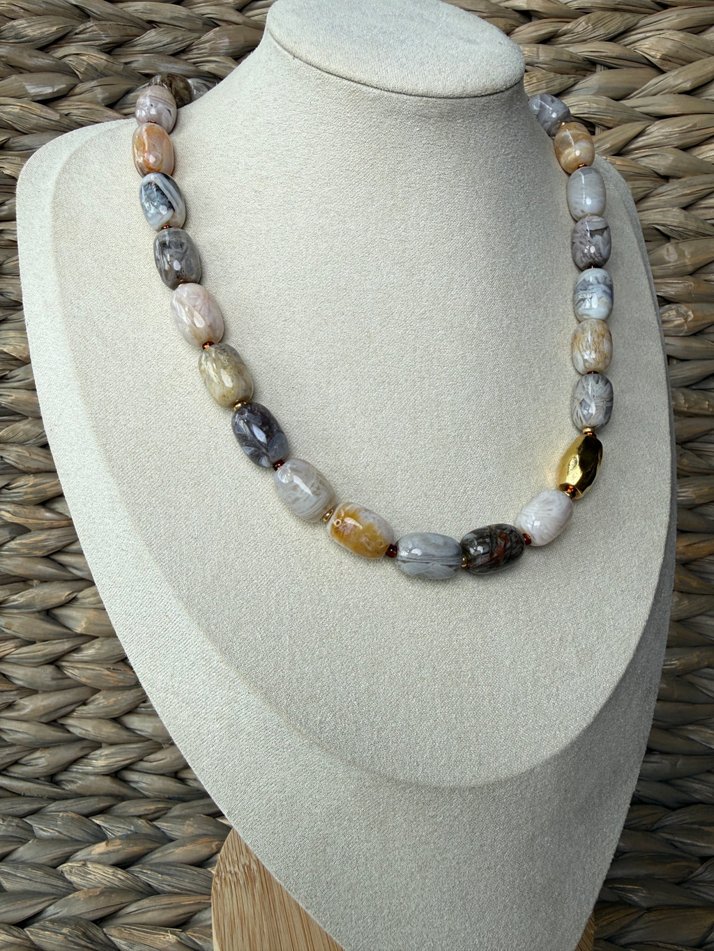 Bamboo Gold Necklace
