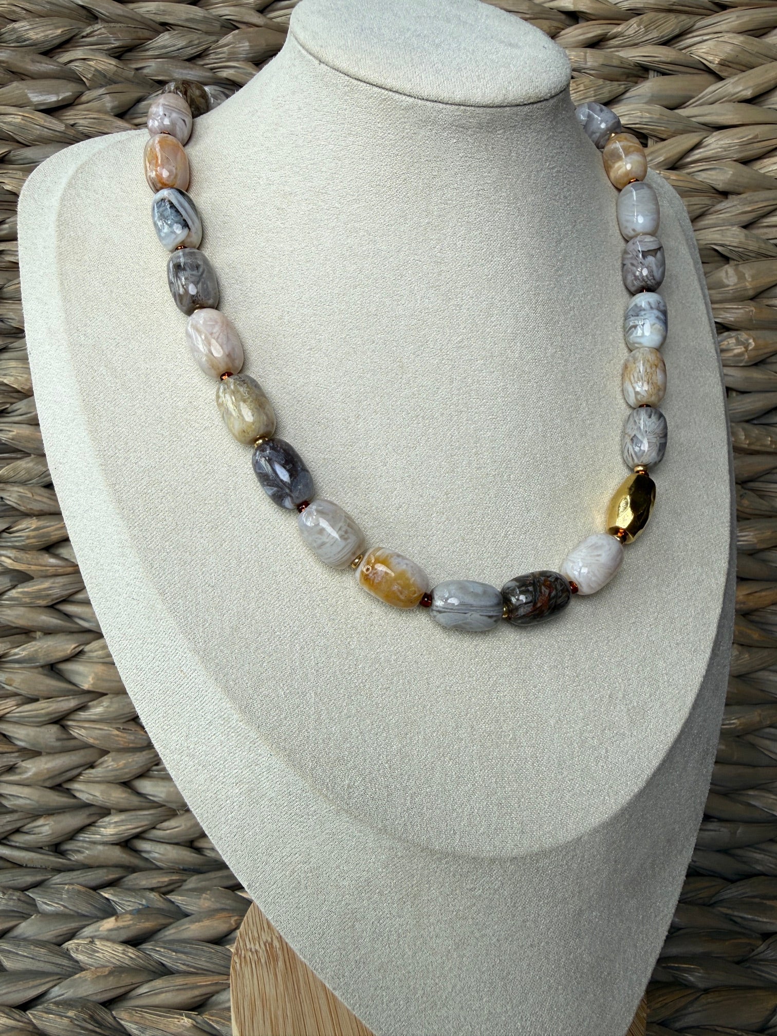 Bamboo Gold Necklace