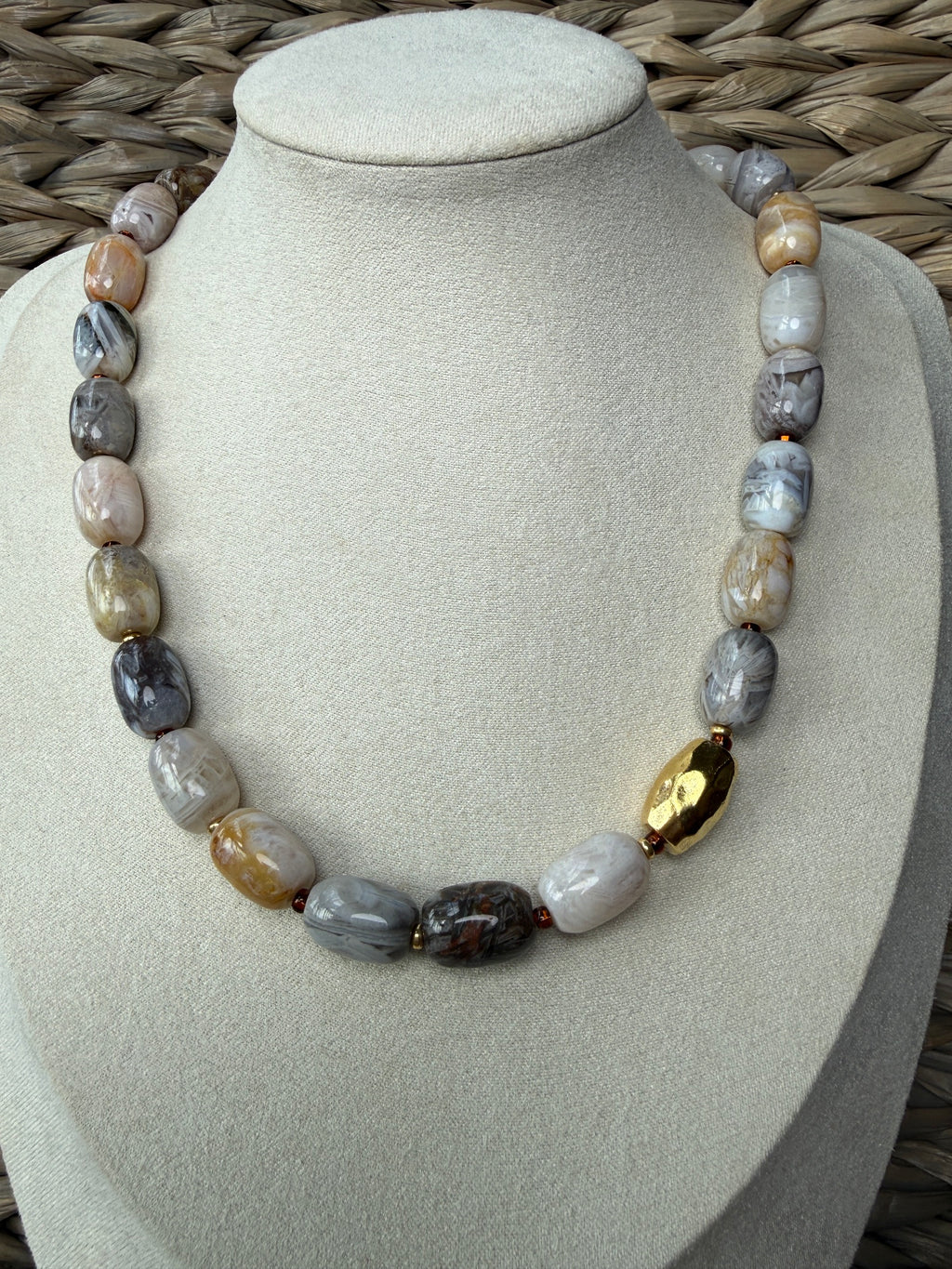Bamboo Gold Necklace
