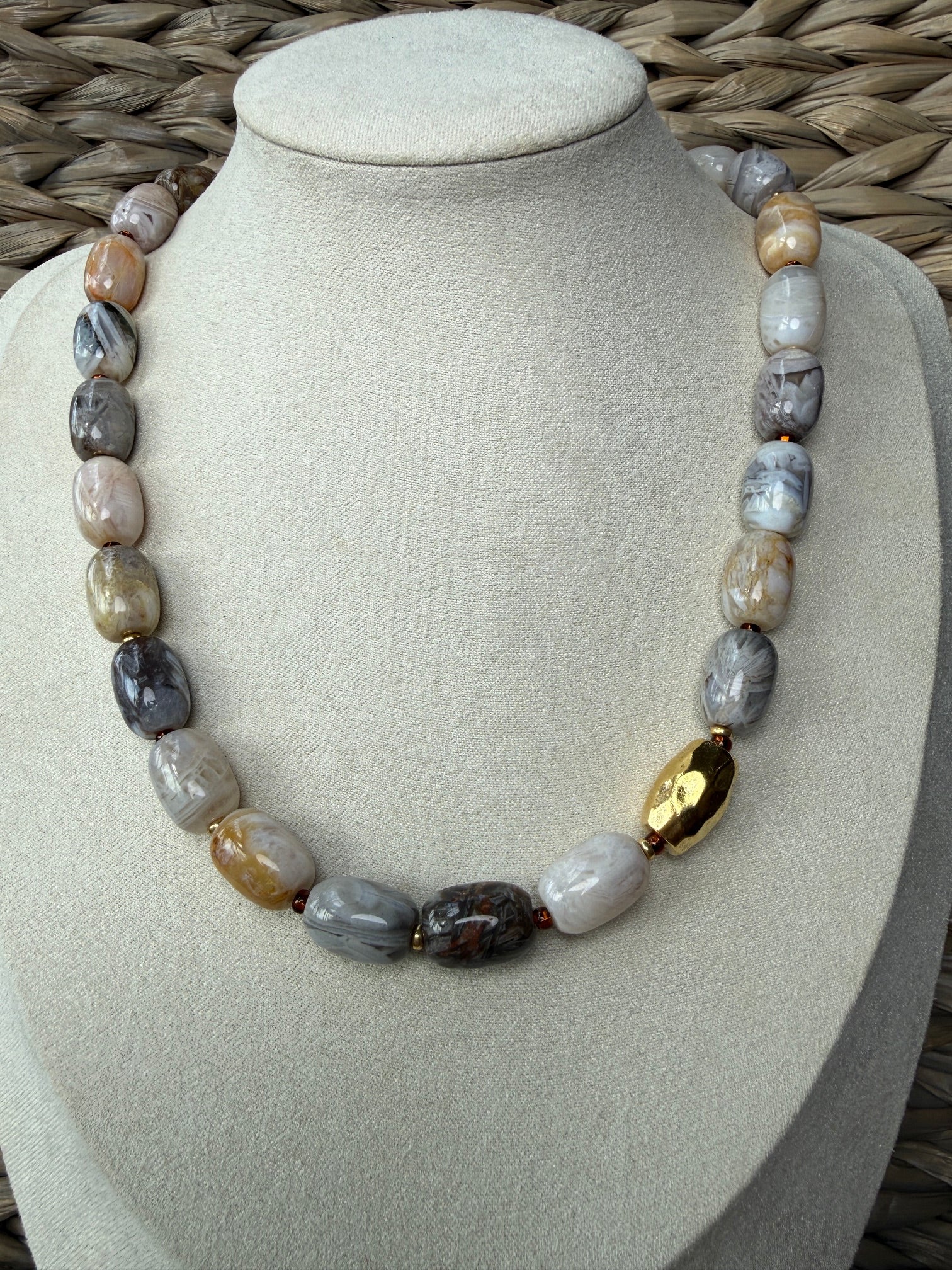Bamboo Gold Necklace
