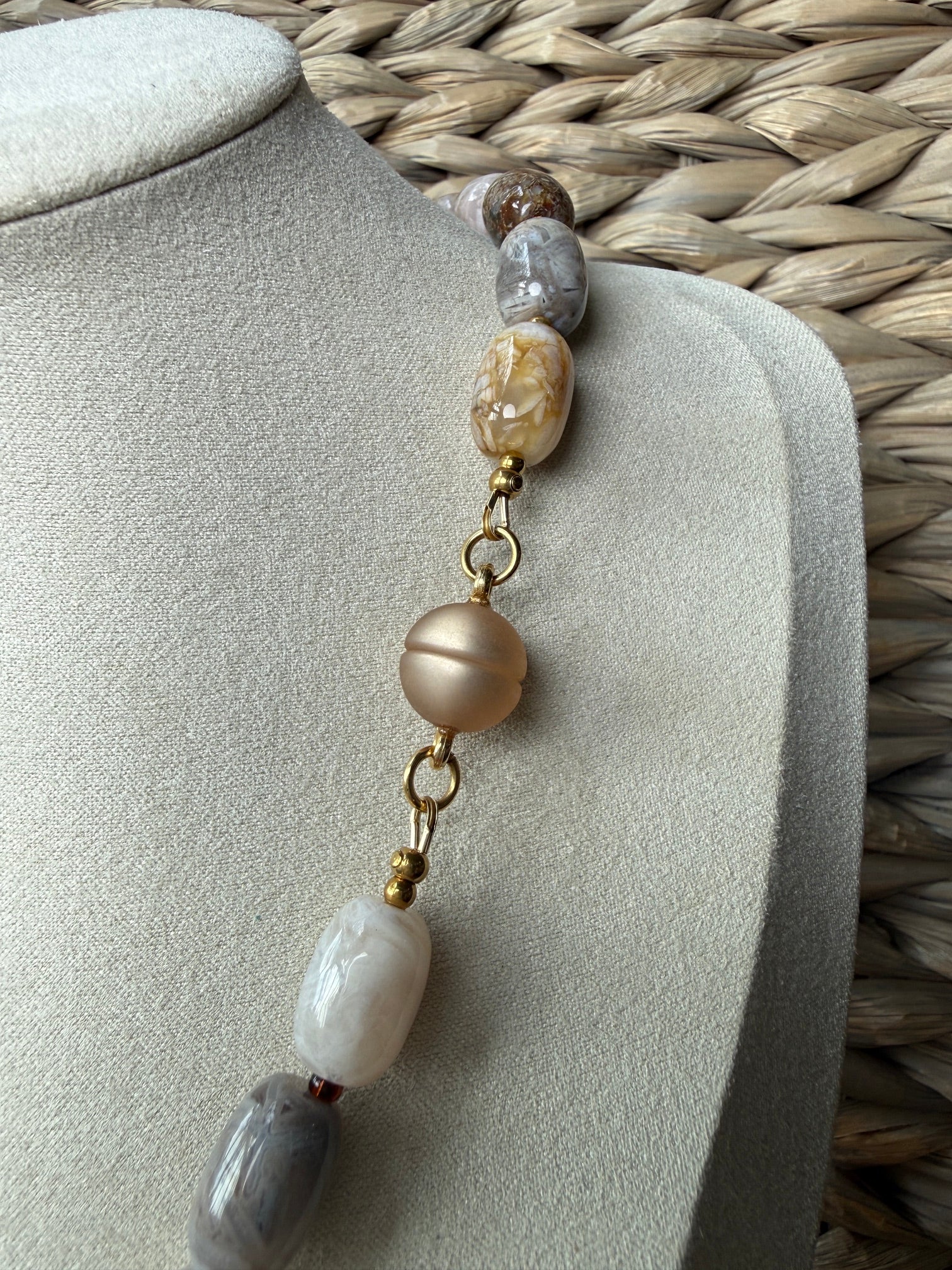 Bamboo Gold Necklace