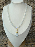 Rainbow Moon Necklace