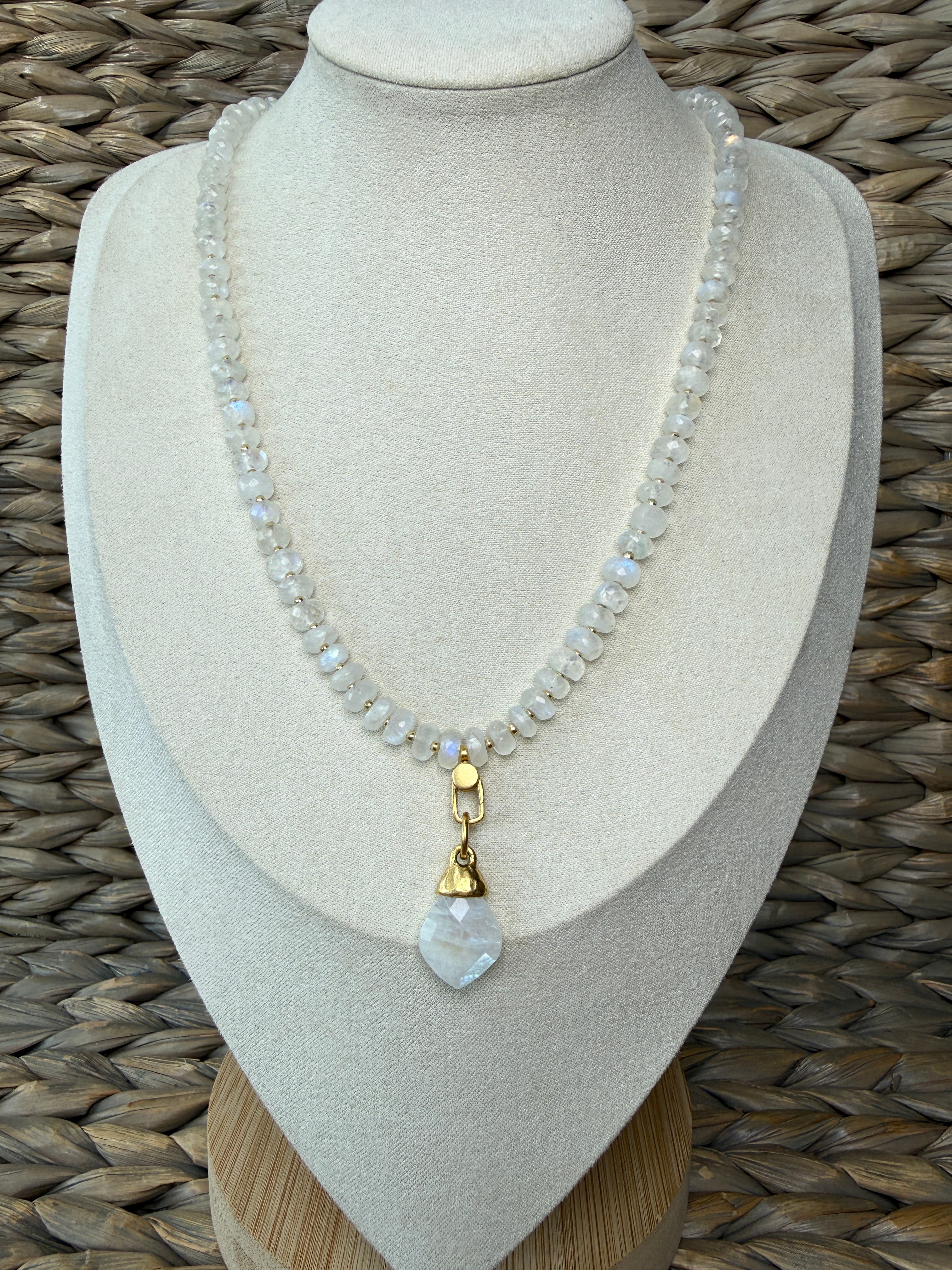 Rainbow Moon Necklace