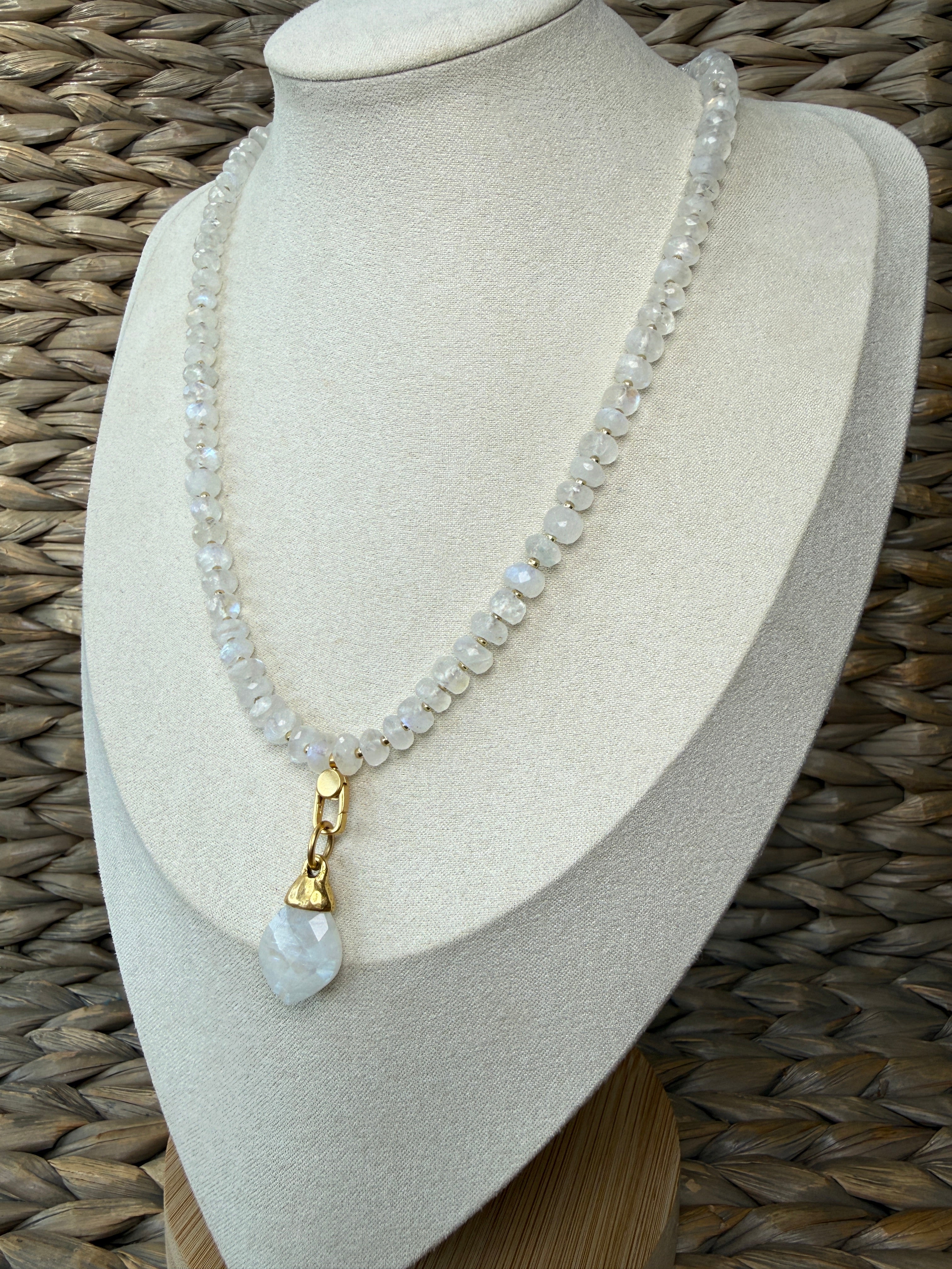 Rainbow Moon Necklace