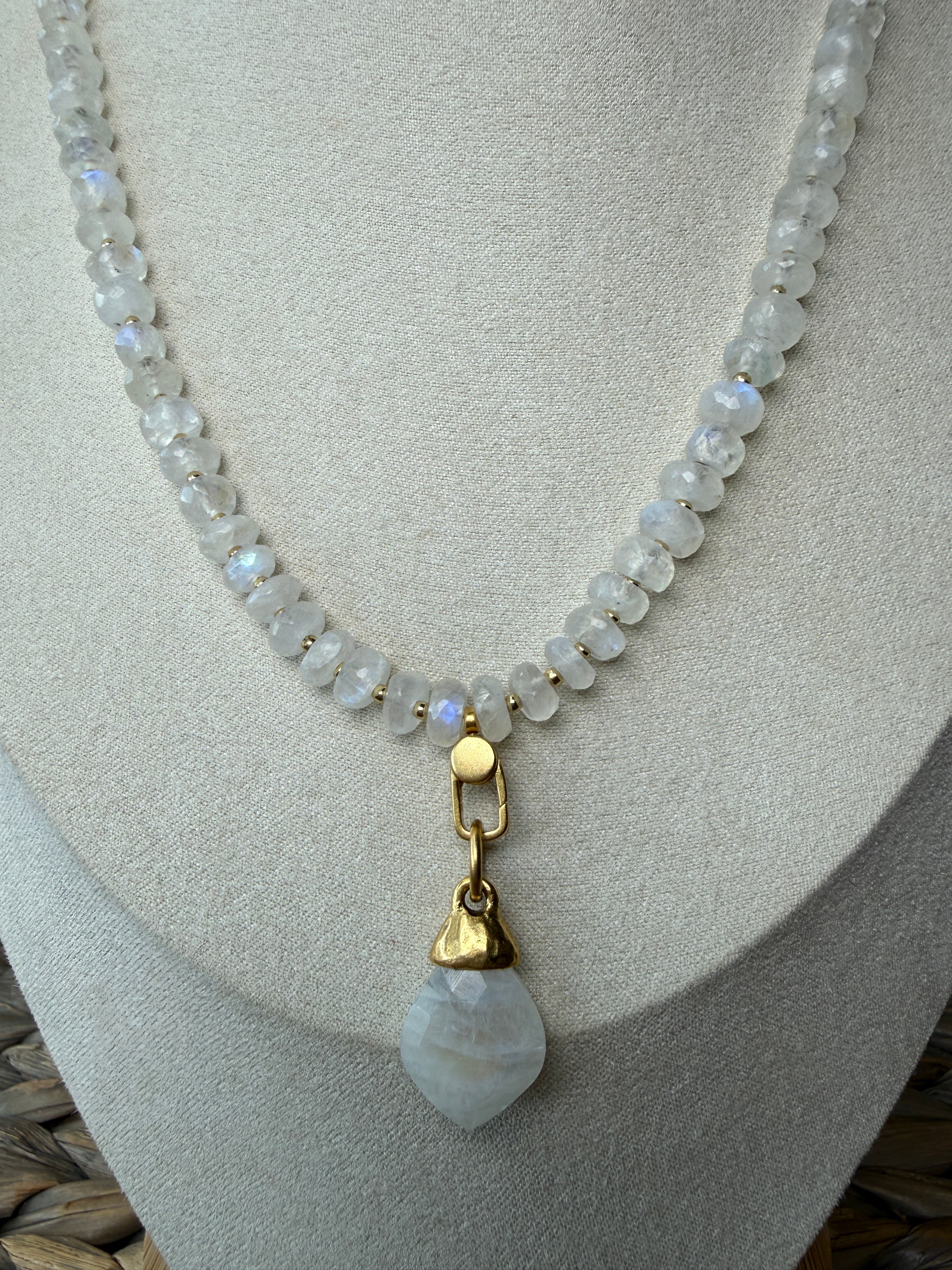 Rainbow Moon Necklace