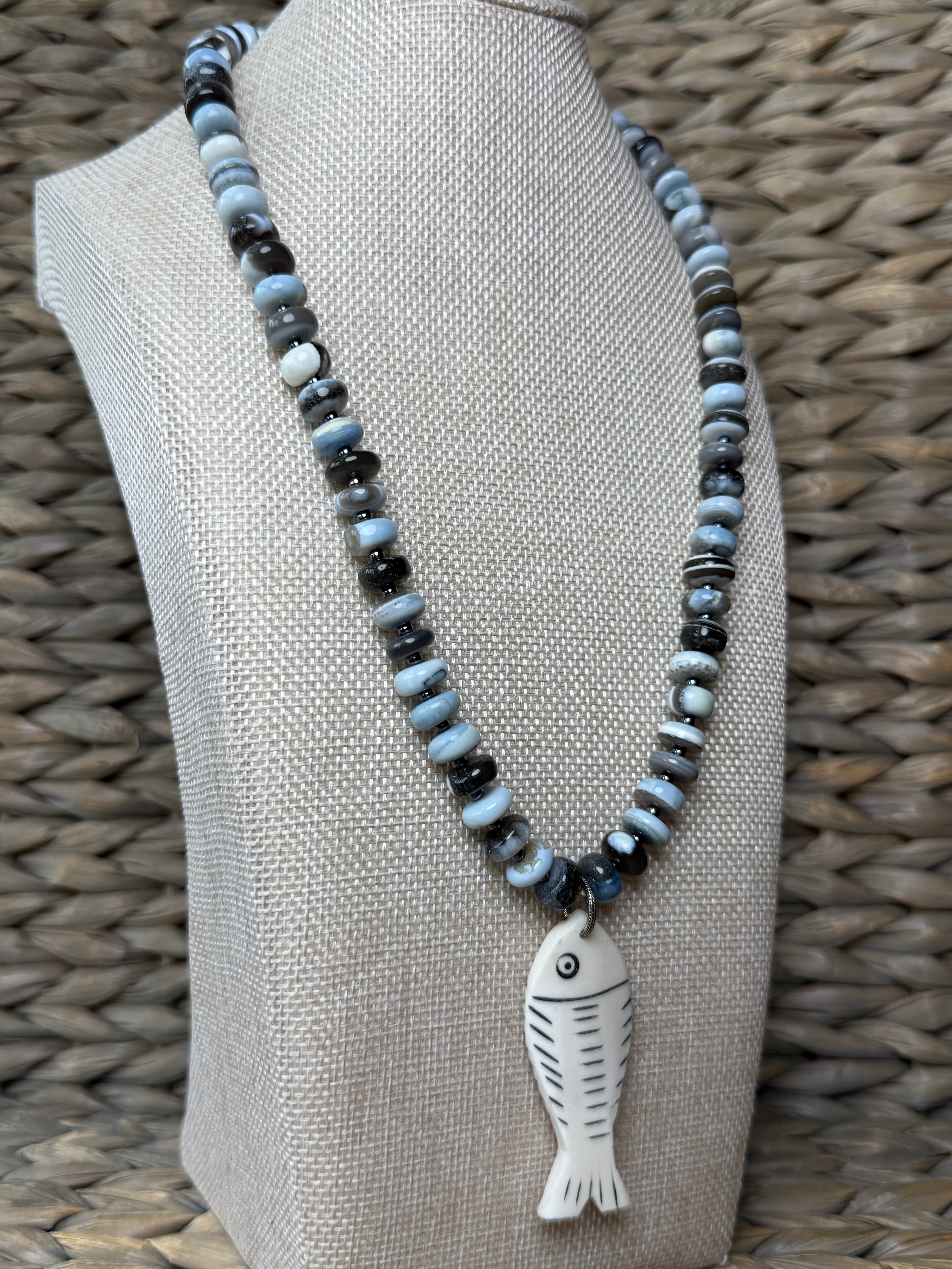 Fish and Chips Necklace